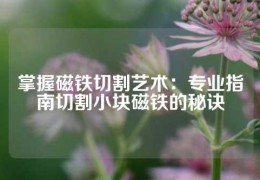 掌握磁鐵切割藝術：專業指南切割小塊磁鐵的秘訣