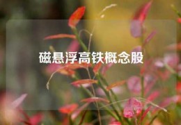 磁懸浮高鐵概念股