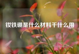 釹鐵硼是什么材料干什么用