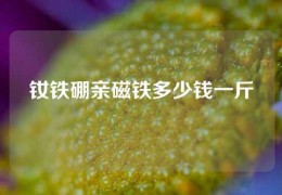 釹鐵硼親磁鐵多少錢一斤