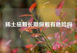 稀土磁顆長(zhǎng)期佩戴有危險(xiǎn)嗎