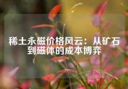 稀土永磁價格風云：從礦石到磁體的成本博弈