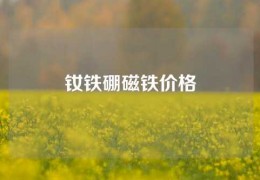 釹鐵硼磁鐵價格