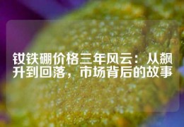 釹鐵硼價格三年風云：從飆升到回落，市場背后的故事