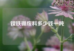 釹鐵硼廢料多少錢一噸