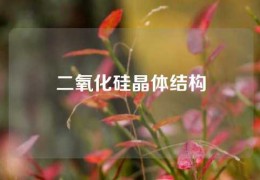 二氧化硅晶體結構