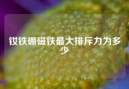 釹鐵硼磁鐵最大排斥力為多少