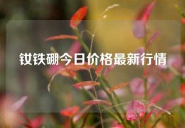 釹鐵硼今日價(jià)格最新行情