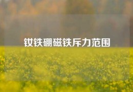 釹鐵硼磁鐵斥力范圍