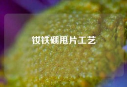 釹鐵硼甩片工藝