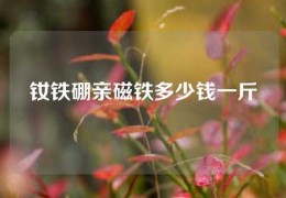 釹鐵硼親磁鐵多少錢(qián)一斤