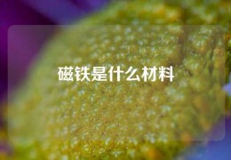 磁鐵是什么材料