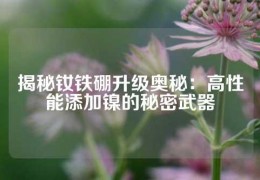 揭秘釹鐵硼升級奧秘：高性能添加鎳的秘密武器