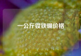 一公斤釹鐵硼價格