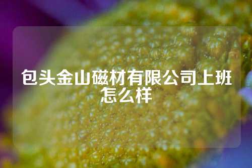 包頭金山磁材有限公司上班怎么樣