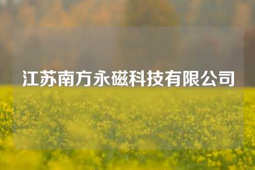 江蘇南方永磁科技有限公司