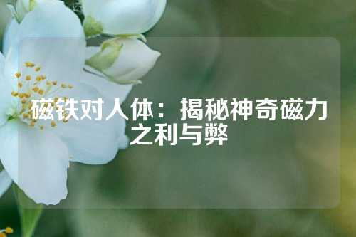 磁鐵對人體：揭秘神奇磁力之利與弊