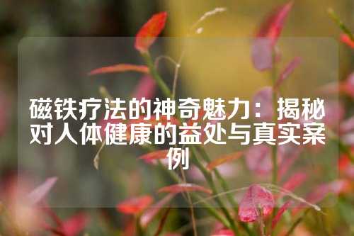 磁鐵療法的神奇魅力：揭秘對人體健康的益處與真實(shí)案例