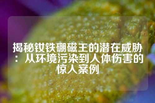 揭秘釹鐵硼磁王的潛在威脅：從環境污染到人體傷害的驚人案例