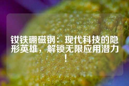 釹鐵硼磁鋼：現(xiàn)代科技的隱形英雄，解鎖無限應用潛力！