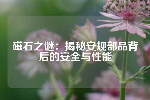 磁石之謎：揭秘安規(guī)部品背后的安全與性能