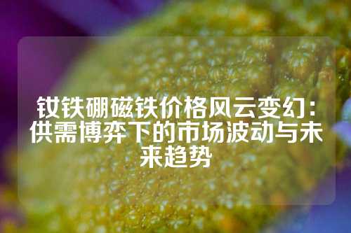 釹鐵硼磁鐵價格風(fēng)云變幻：供需博弈下的市場波動與未來趨勢