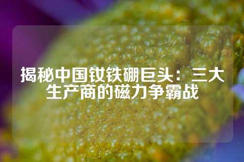 揭秘中國釹鐵硼巨頭：三大生產(chǎn)商的磁力爭霸戰(zhàn)