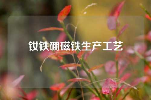 釹鐵硼磁鐵生產(chǎn)工藝